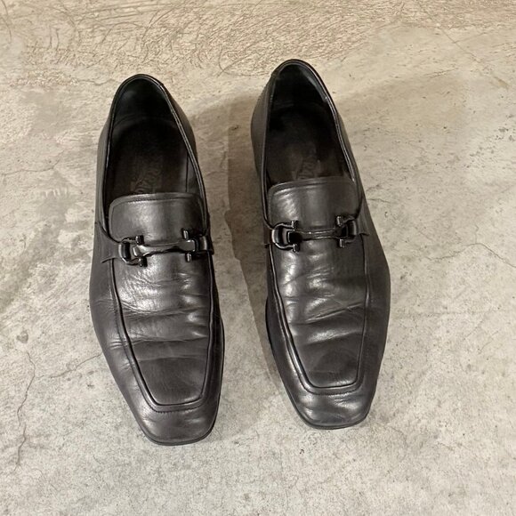 Salvatore Ferragamo Black Leather Bit Loafers – Timeless Italian Luxury main image 4